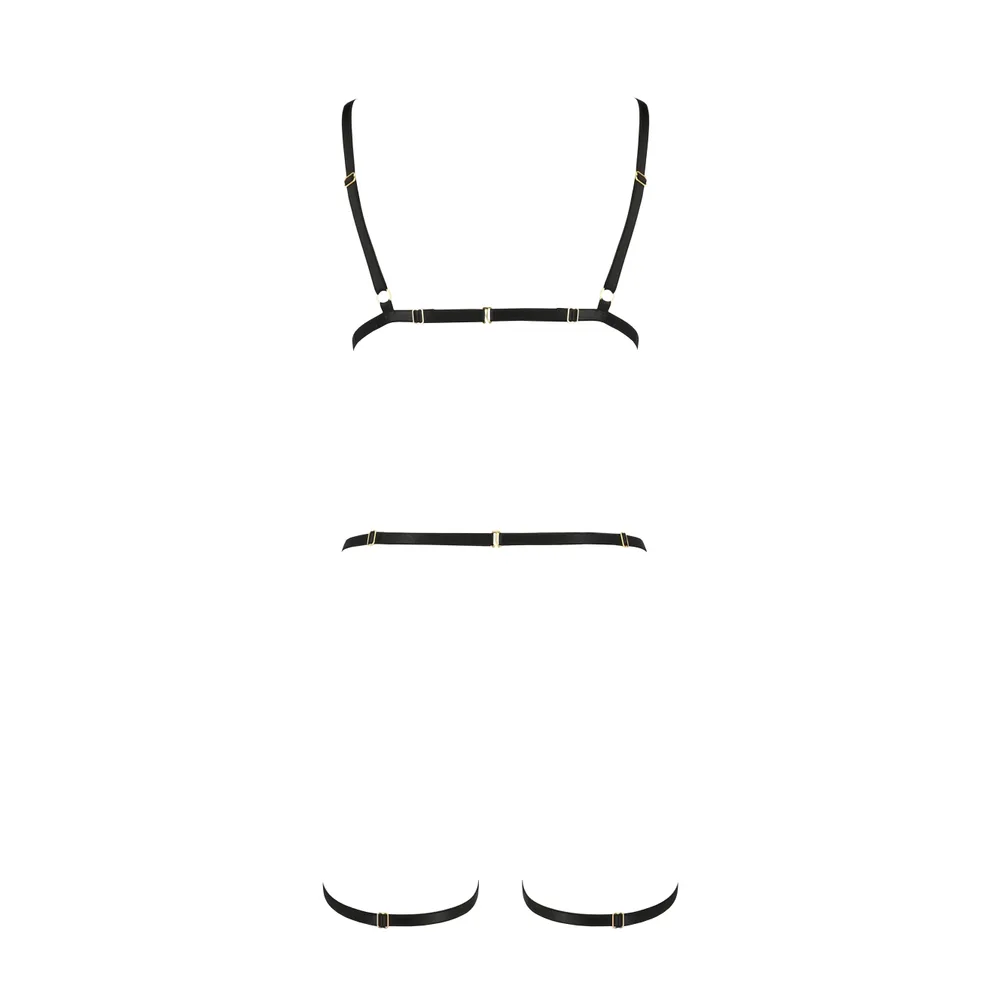 ARNÉS CORPORAL INDICA NEGRO DEVIL COLLECTION PASSION