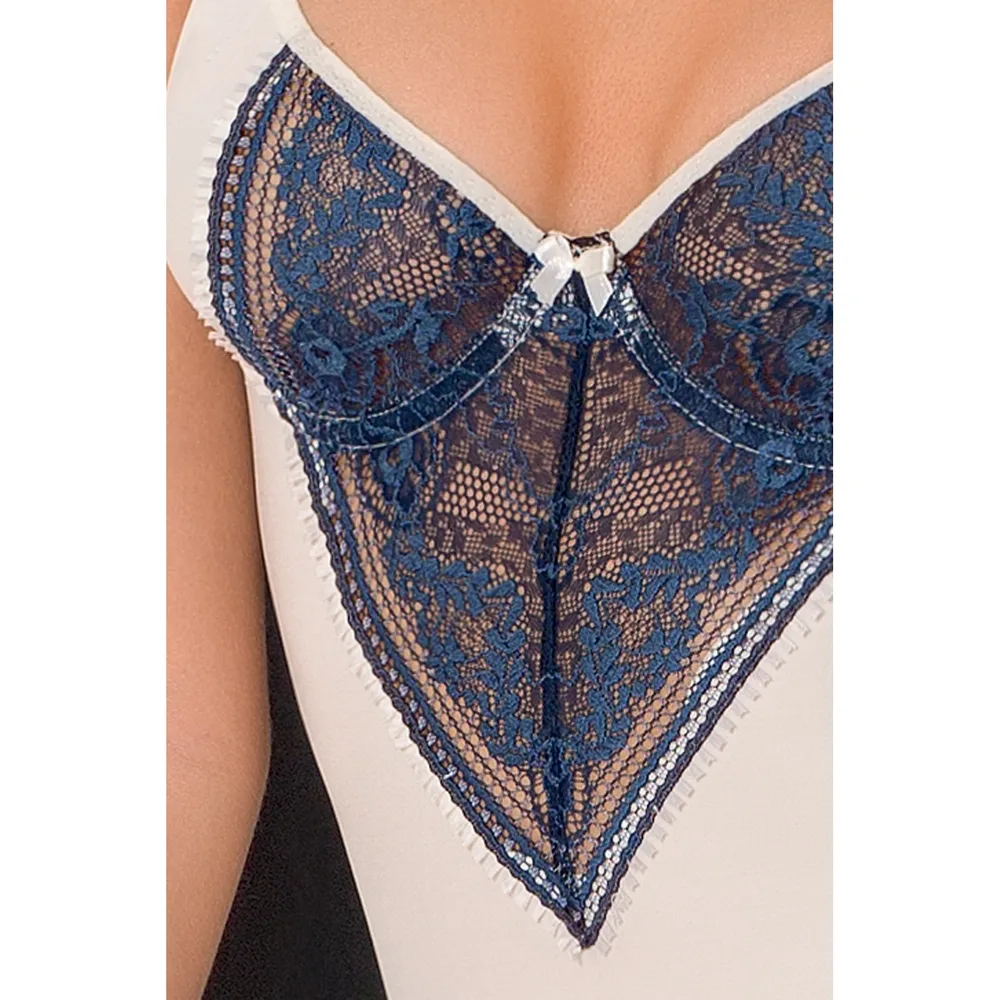 CORSÉ Y TANGA IVONE BEIGE PASSION