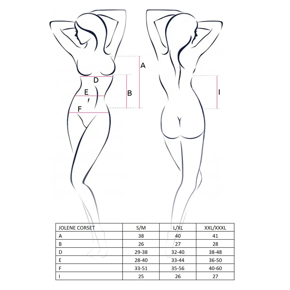 CORSÉ Y TANGA  JOLENE NEGRO PASSION