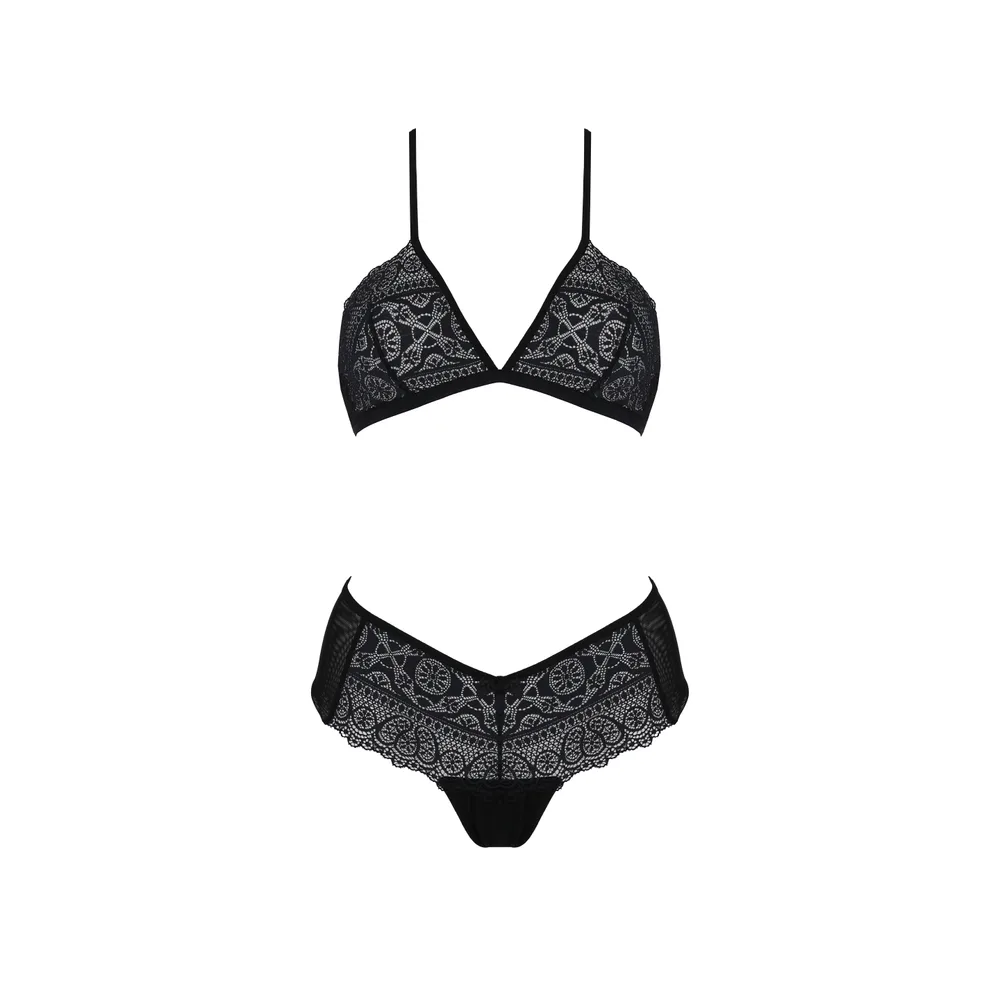CONJUNTO DE 2 PIEZAS KERRIA BIKINI NEGRO ECO COLLECTION PASSION