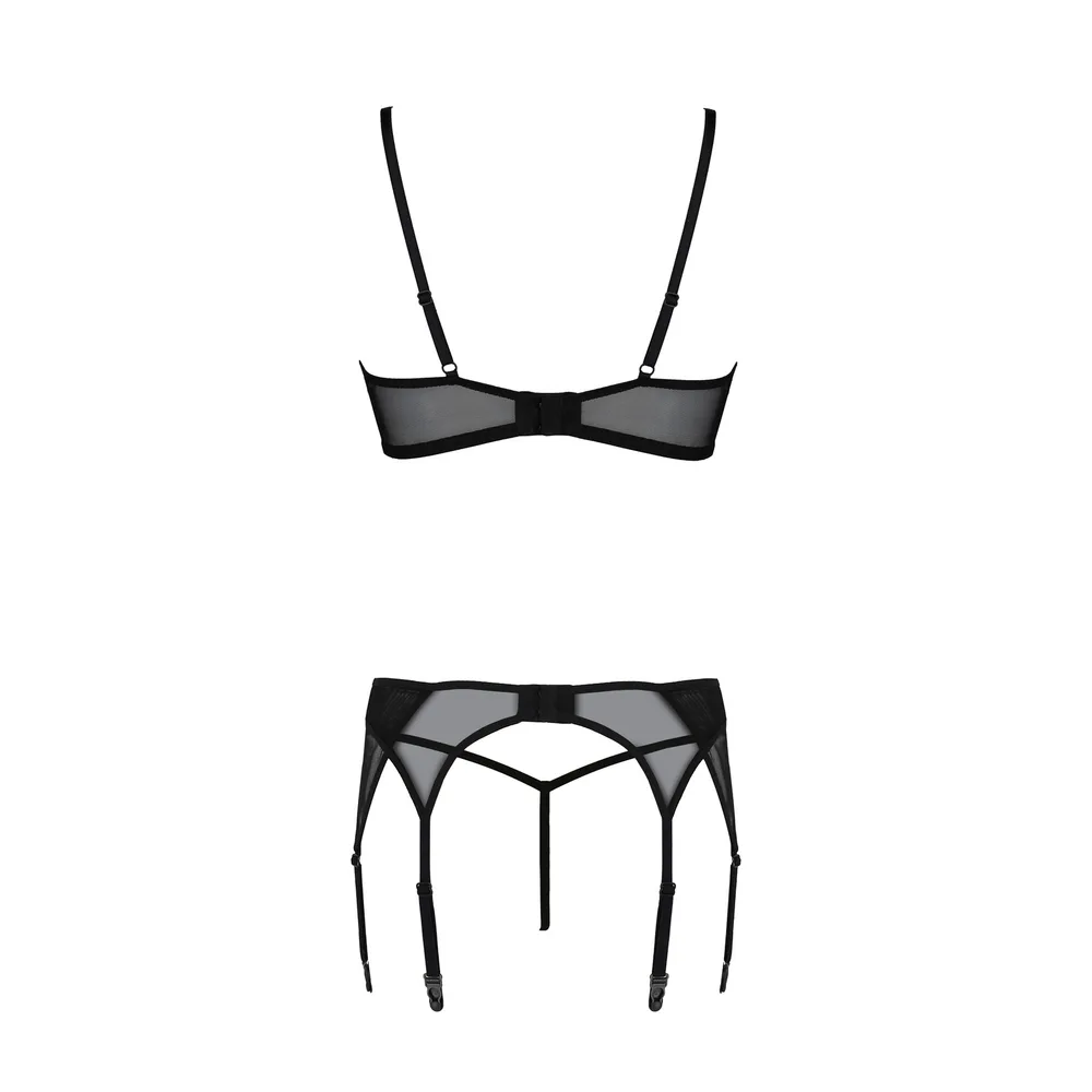 CONJUNTO DE 3 PIEZAS LEAFA NEGRO ECO COLLECTION PASSION