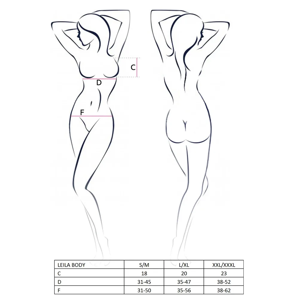 BODY LEILA NEGRO EROTIC LINE PASSION