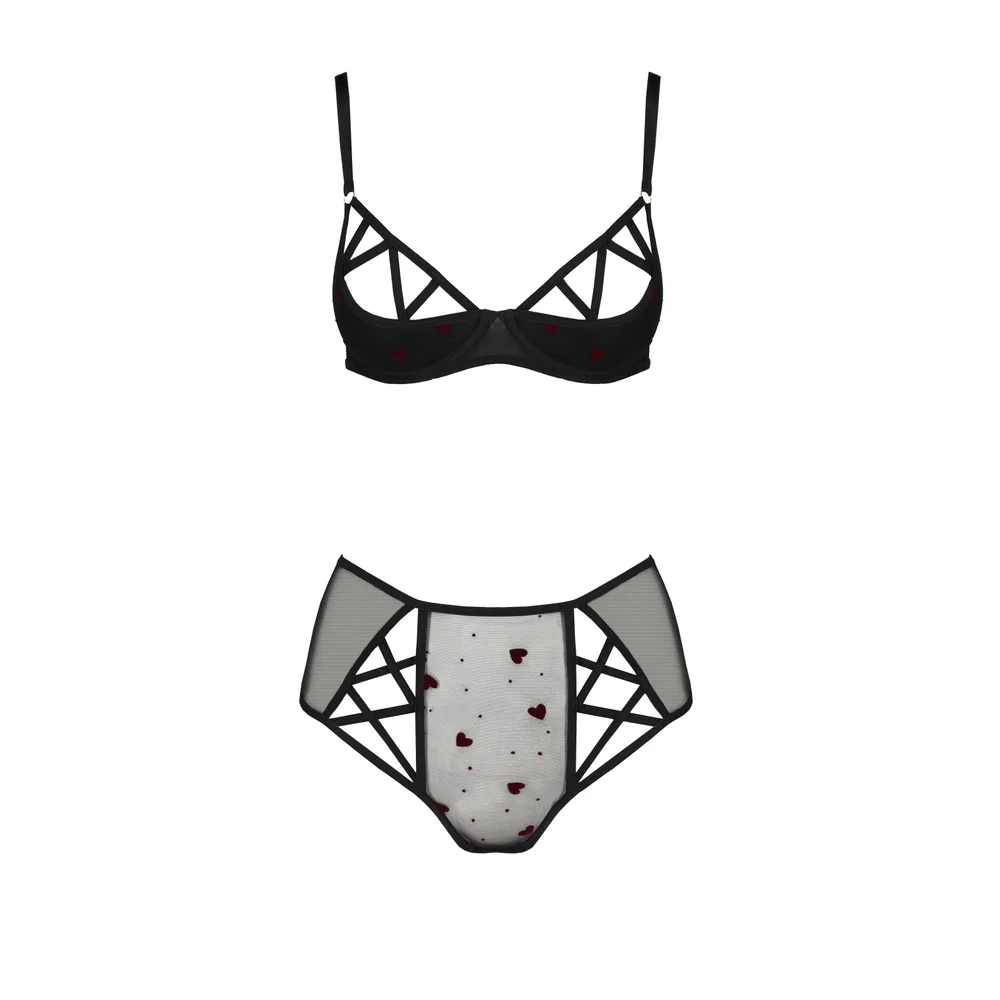 CONJUNTO DE 2 PIEZAS LOVELIA BIKINI NEGRO PASSION