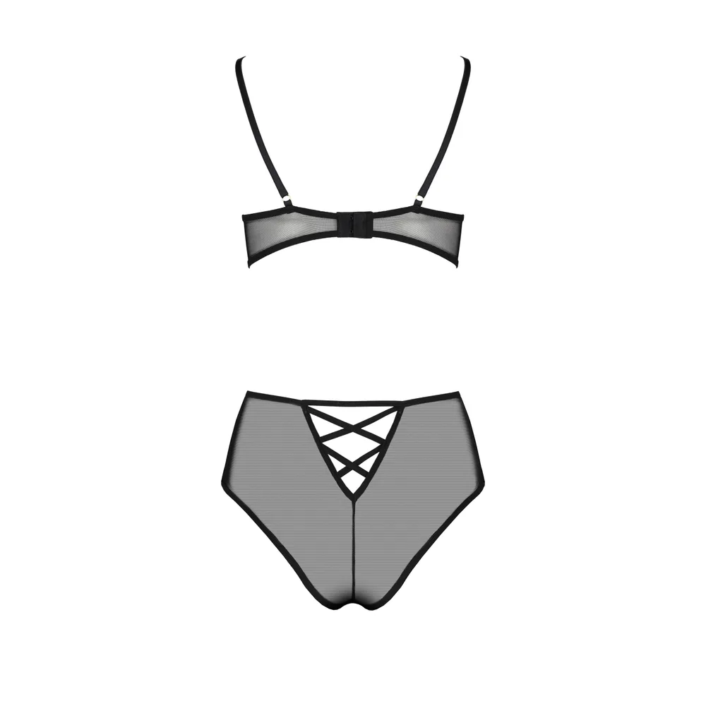 CONJUNTO DE 2 PIEZAS LOVELIA BIKINI NEGRO PASSION