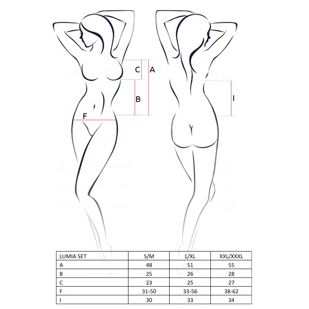 CONJUNTO DE 2 PIEZAS LUMIA NEGRO PASSION