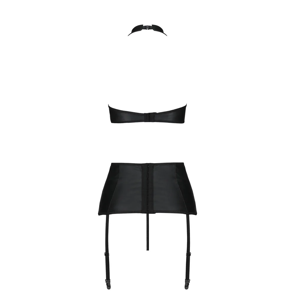 CONJUNTO DE 3 PIEZAS NANCY NEGRO TALLA QUEEN PASSION