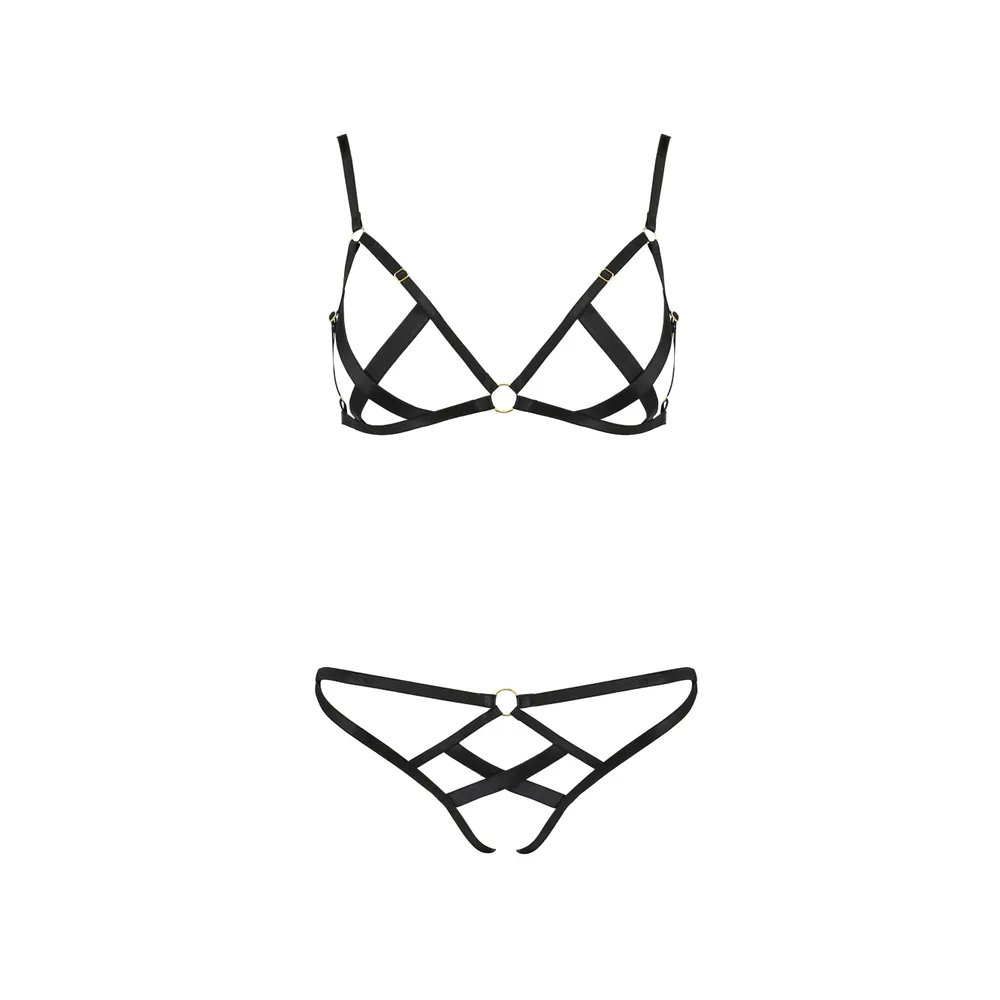 CONJUNTO DE 2 PIEZAS NICKY NEGRO PASSION