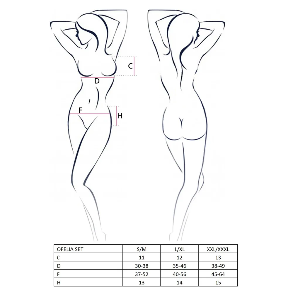 CONJUNTO DE 3 PIEZAS OFELIA BLANCO PASSION