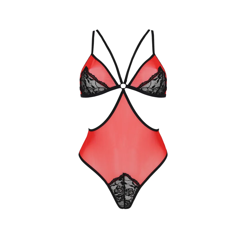 BODY PEONIA ROJO EROTIC LINE PASSION