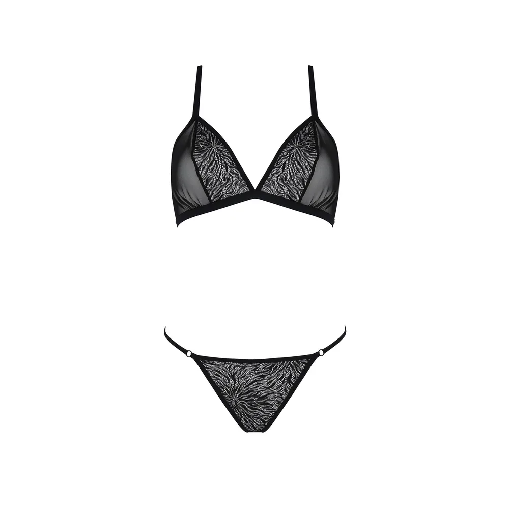 CONJUNTO DE 2 PIEZAS SELAGINELLA BIKINI NEGRO ECO COLLECTION PASSION