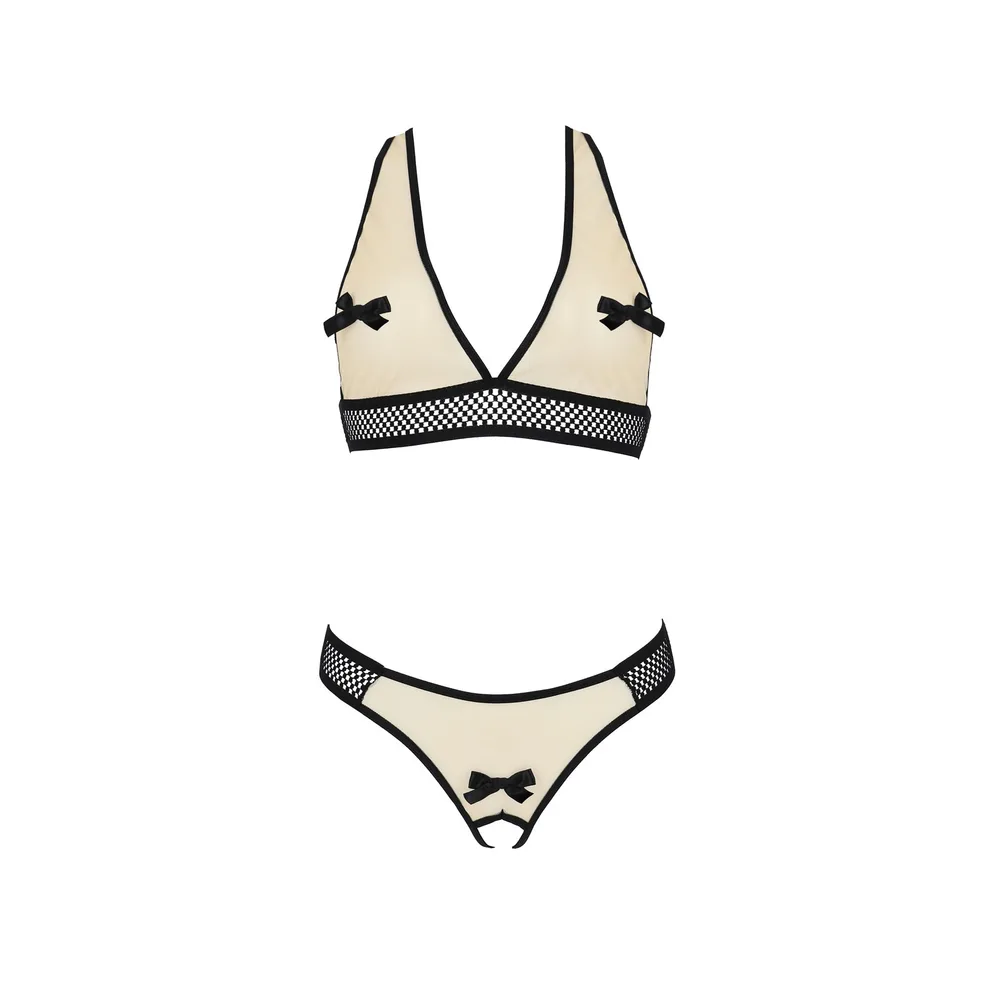 CONJUNTO DE 2 PIEZAS VIENA BEIGE TALLA QUEEN PASSION