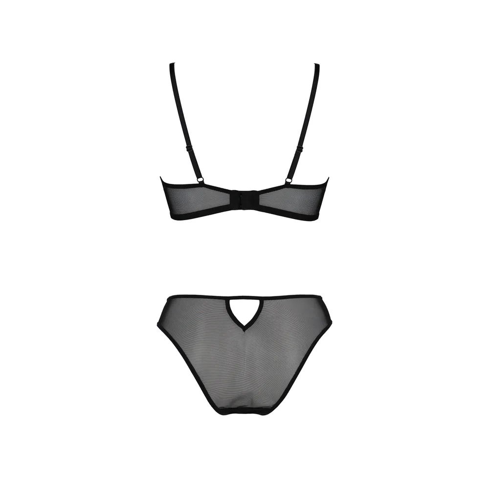 CONJUNTO DE 2 PIEZAS ZINNIA BIKINI NEGRO ECO PASSION