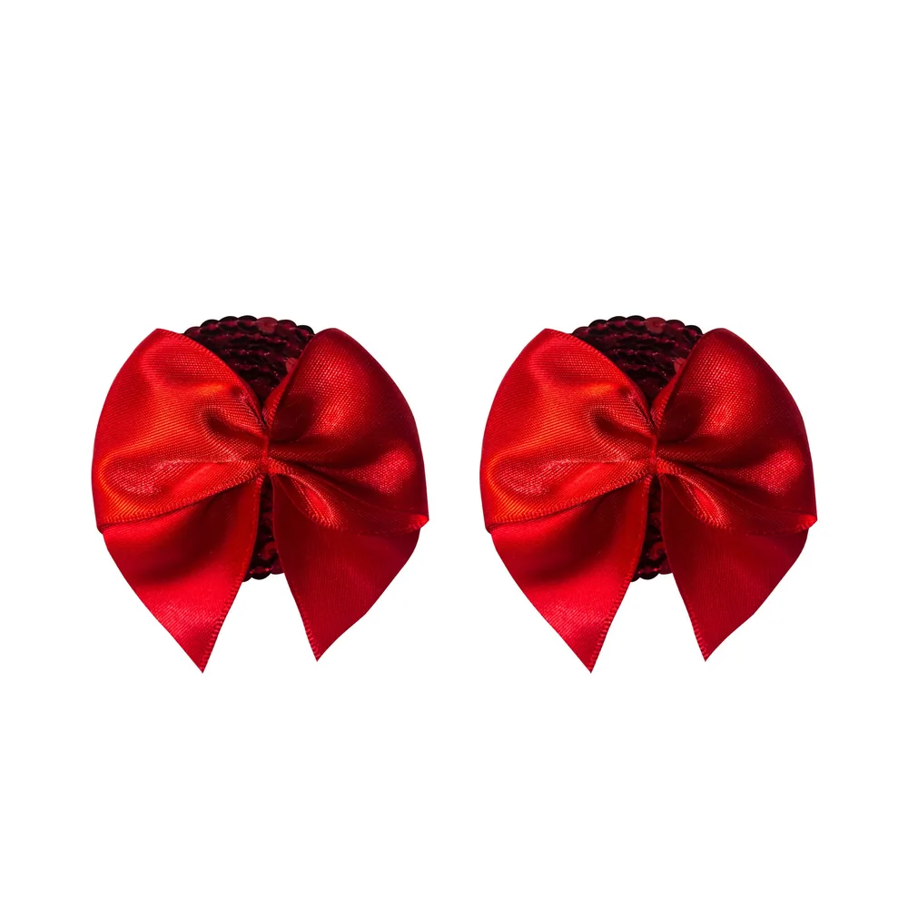 CUBRE PEZONES CON LAZOS BURLESQUE BLAZE ROJO LOLA GAMES