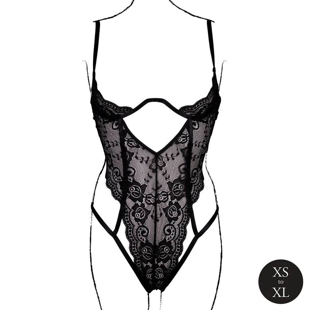 BODY LACE UNDERWIRED NEGRO DÉSIR