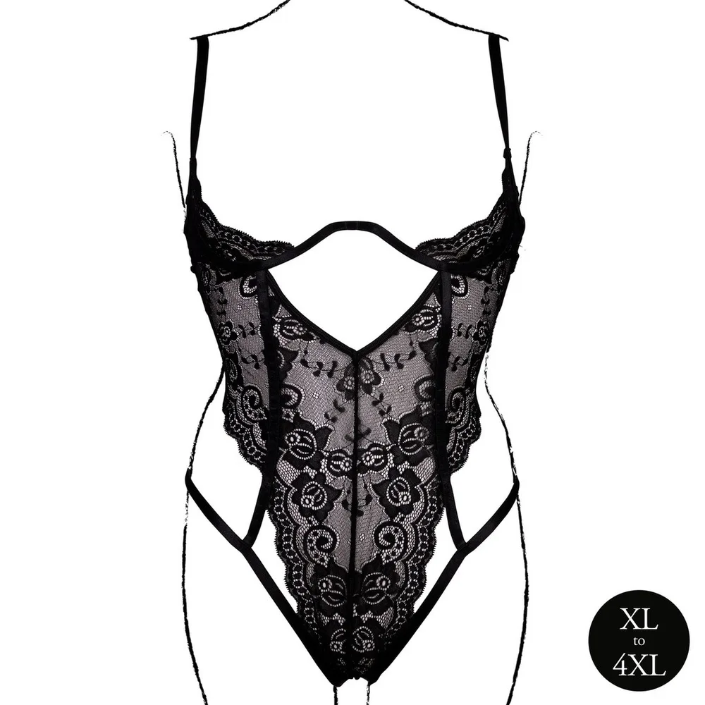BODY LACE UNDERWIRED NEGRO TALLA QUEEN LE DÉSIR