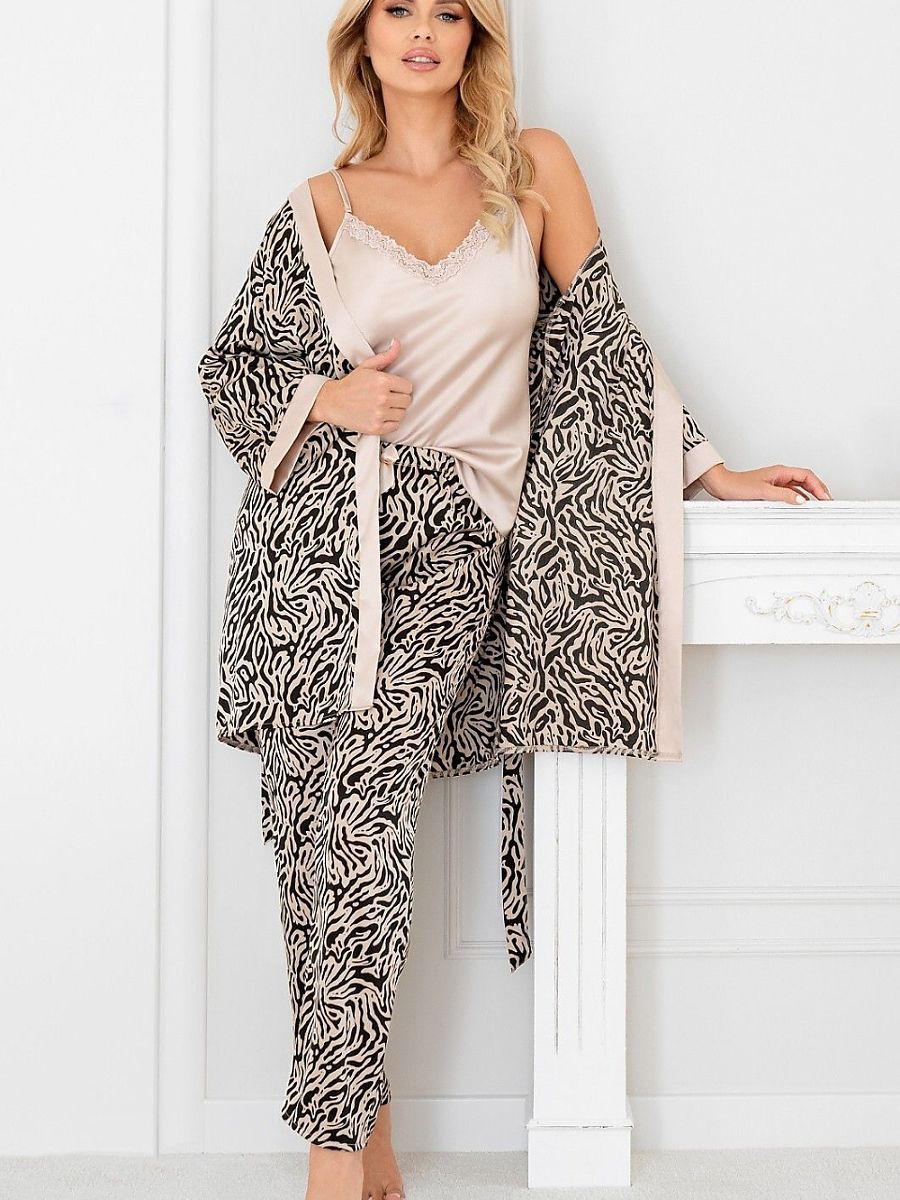 Albornoz Donna Beige Modelo 215549