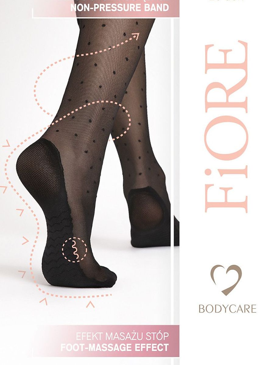 Knee highs socks Fiore Negro