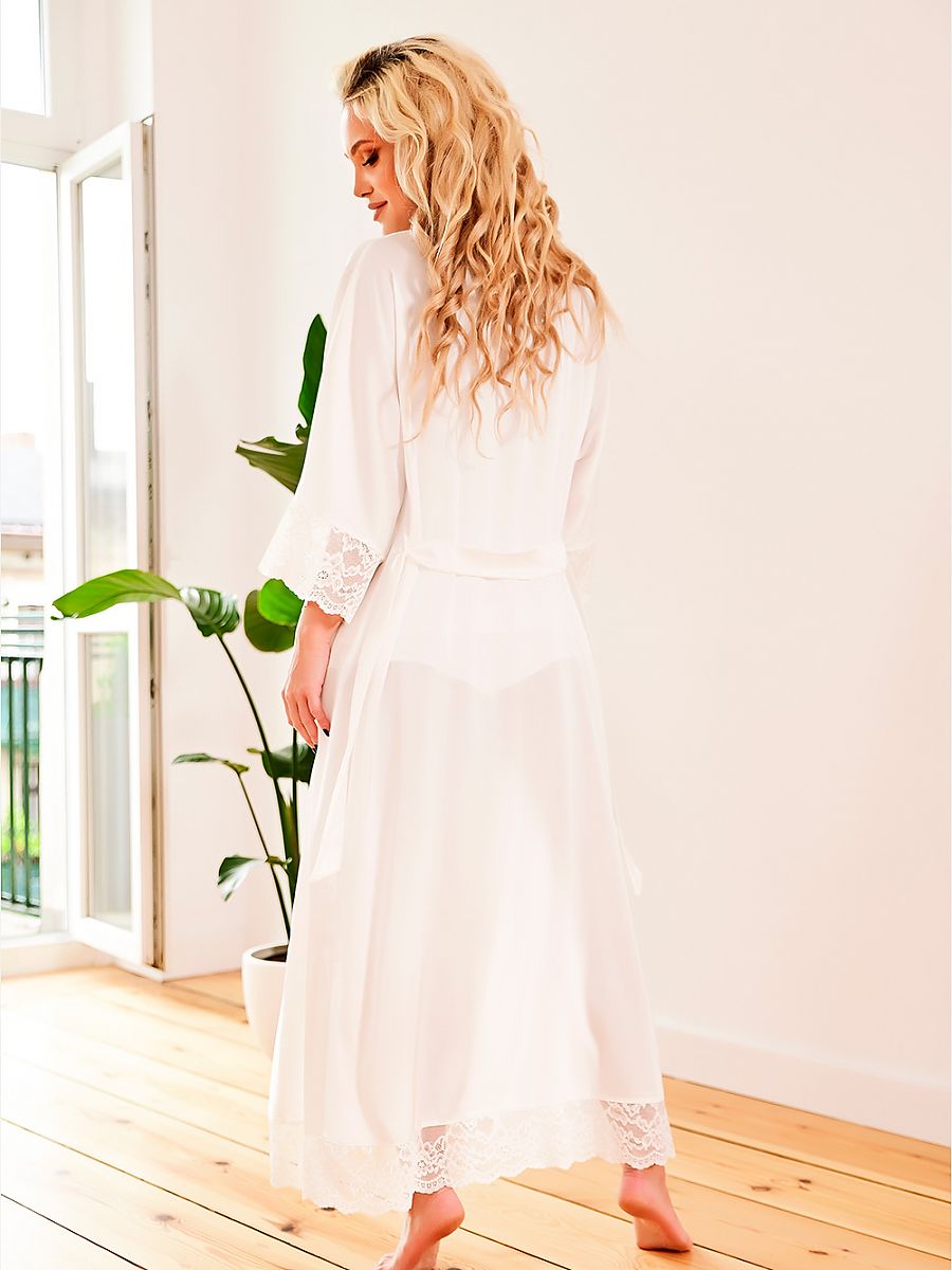 Long bathrobe Kalimo Beige Modelo 187015