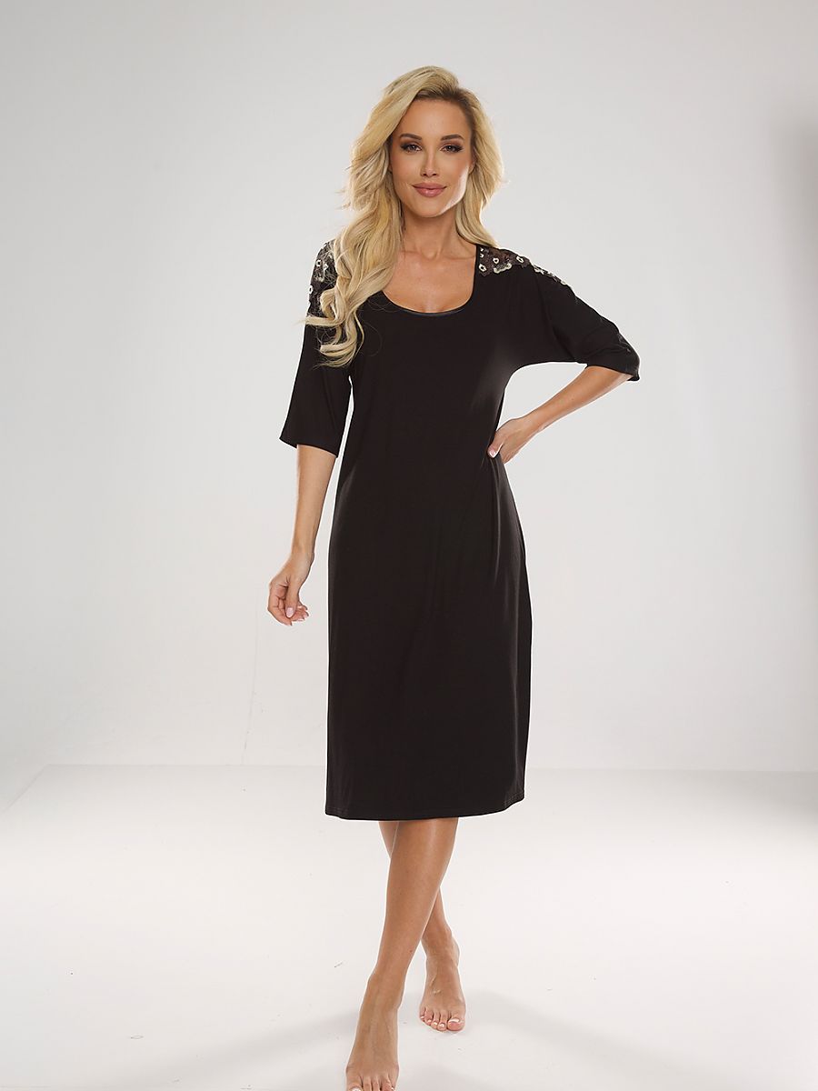 Nightshirt De Lafense Negro Modelo 187111