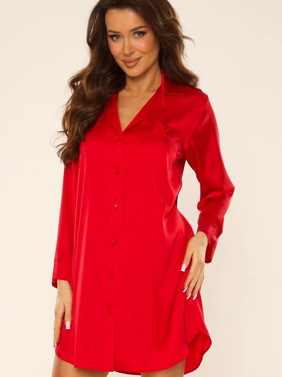 Nightshirt De Lafense Rojo Modelo 207438