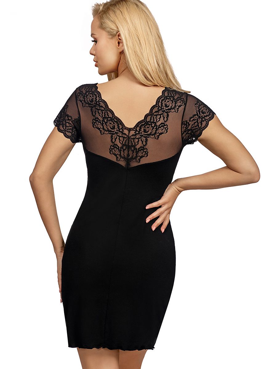 Nightshirt Donna Negro Modelo 146566