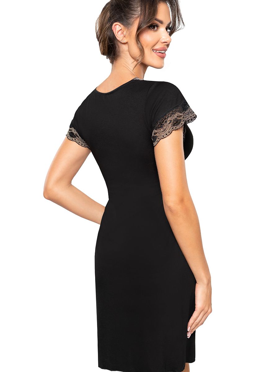 Nightshirt Donna Negro Modelo 206602