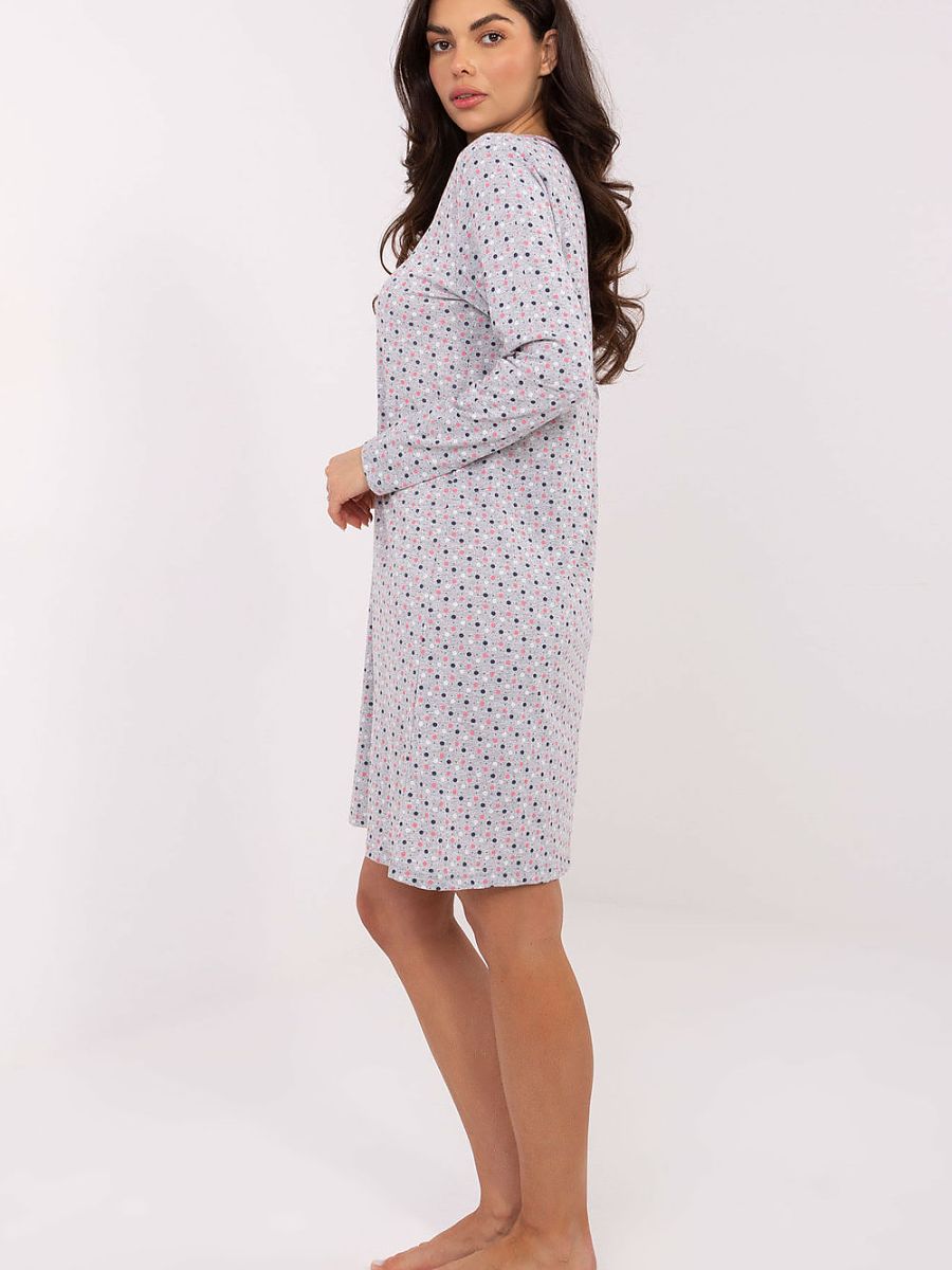 Nightshirt Forever Pink Gris Modelo 221209