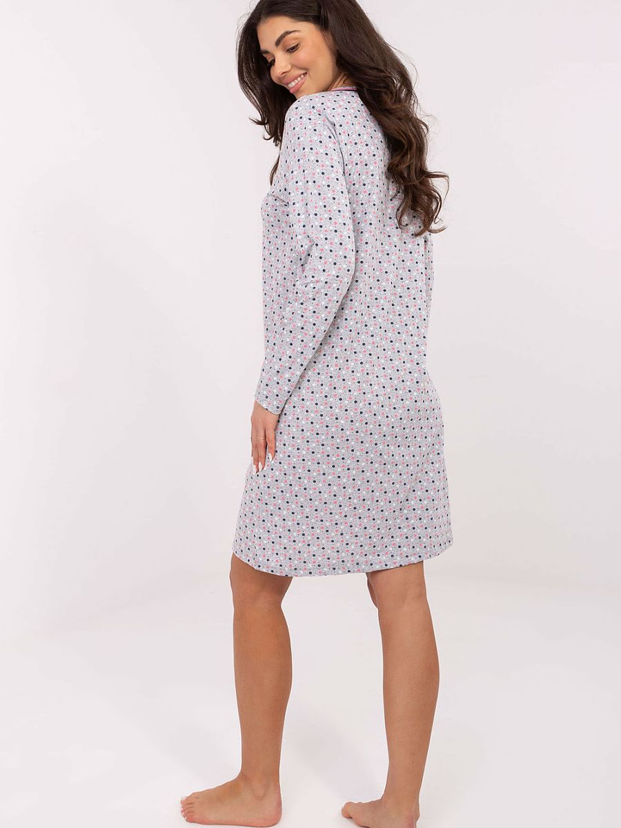 Nightshirt Forever Pink Gris Modelo 221209