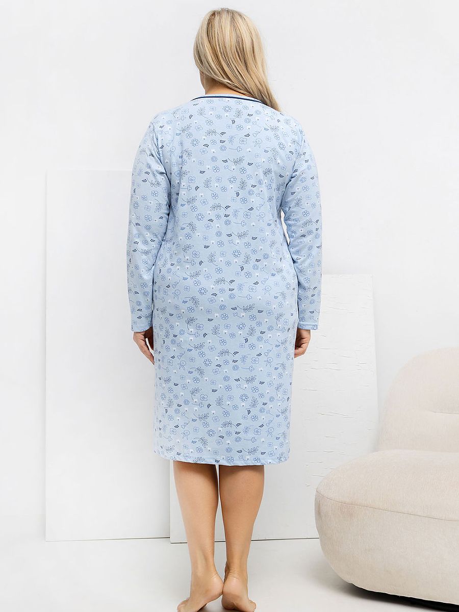 Plus Size Nightgown Forever Pink Azul