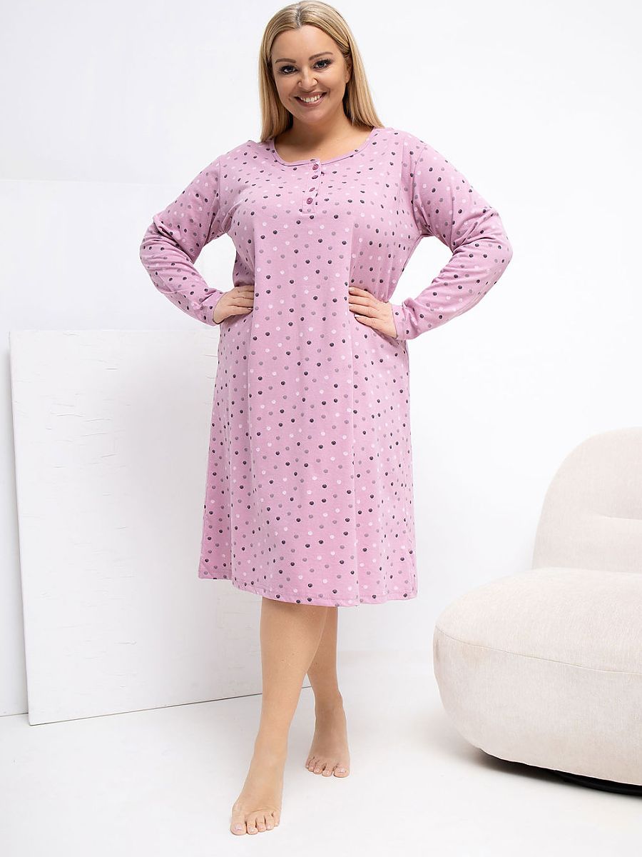 Plus Size Nightgown Forever Pink Rosa Modelo 223303