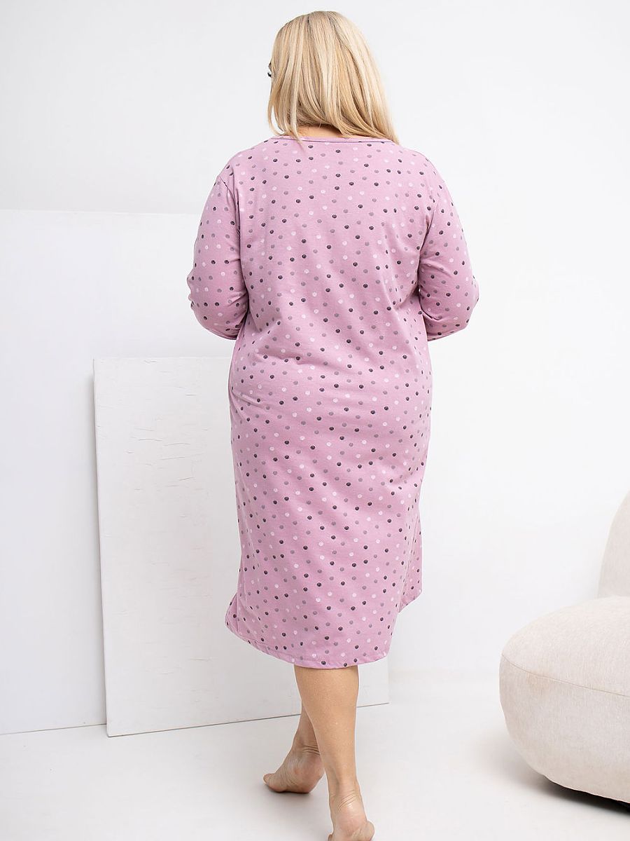 Plus Size Nightgown Forever Pink Rosa Modelo 223303