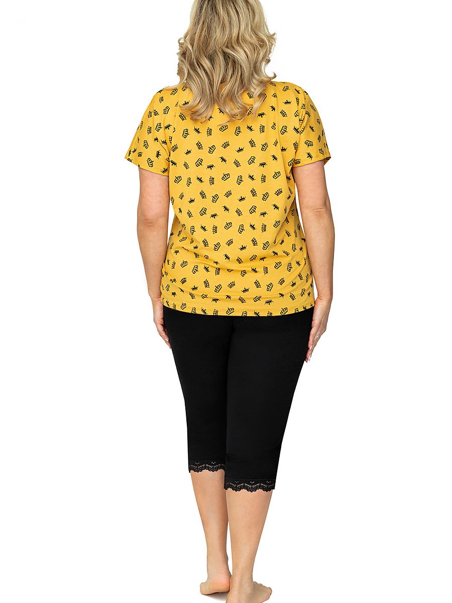 Plus Size Pajamas Donna Amarillo