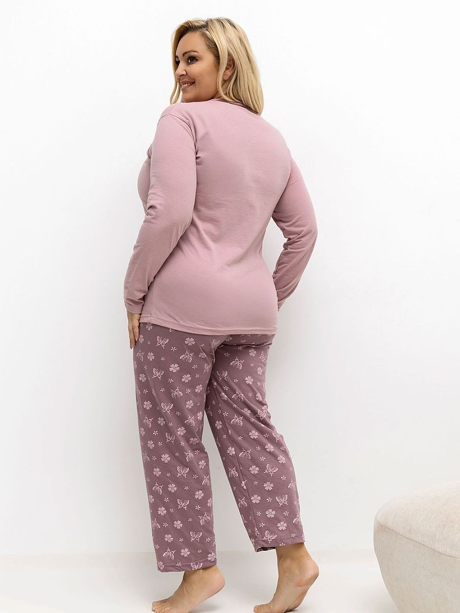Plus Size Pajamas Forever Pink Rosa Modelo 221186