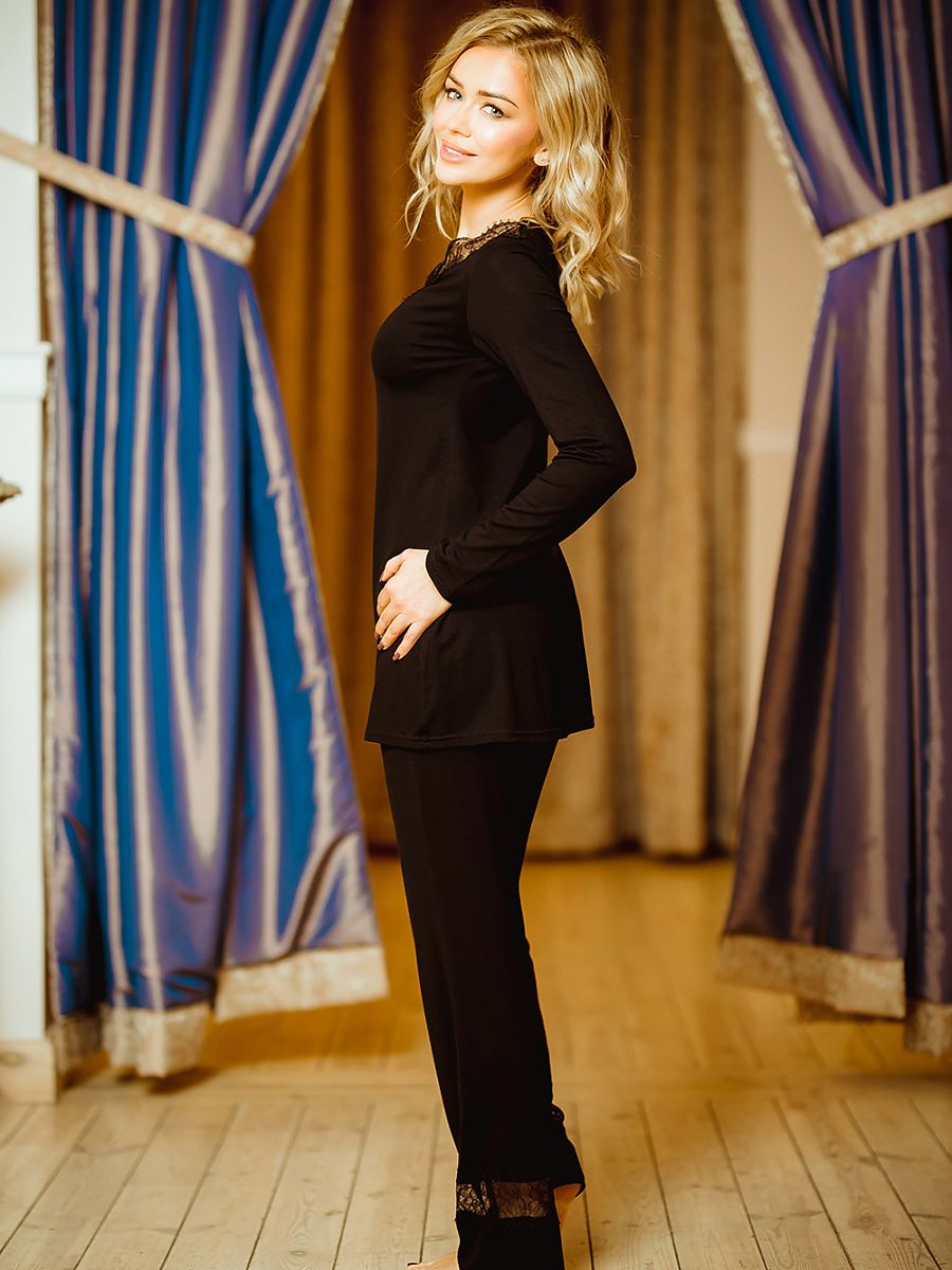 Pyjama Kalimo Negro Modelo 151042