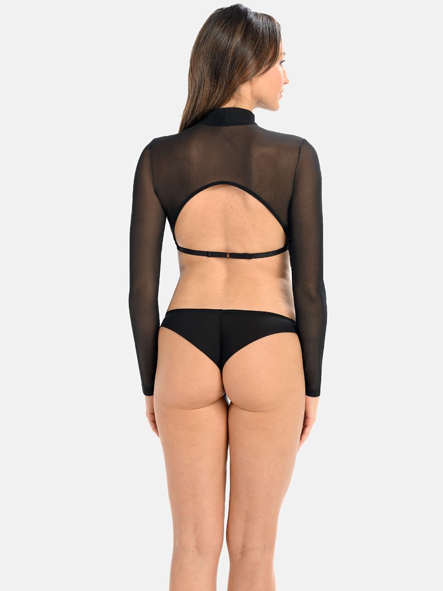 Sexy shirt Teyli Negro Modelo 220131