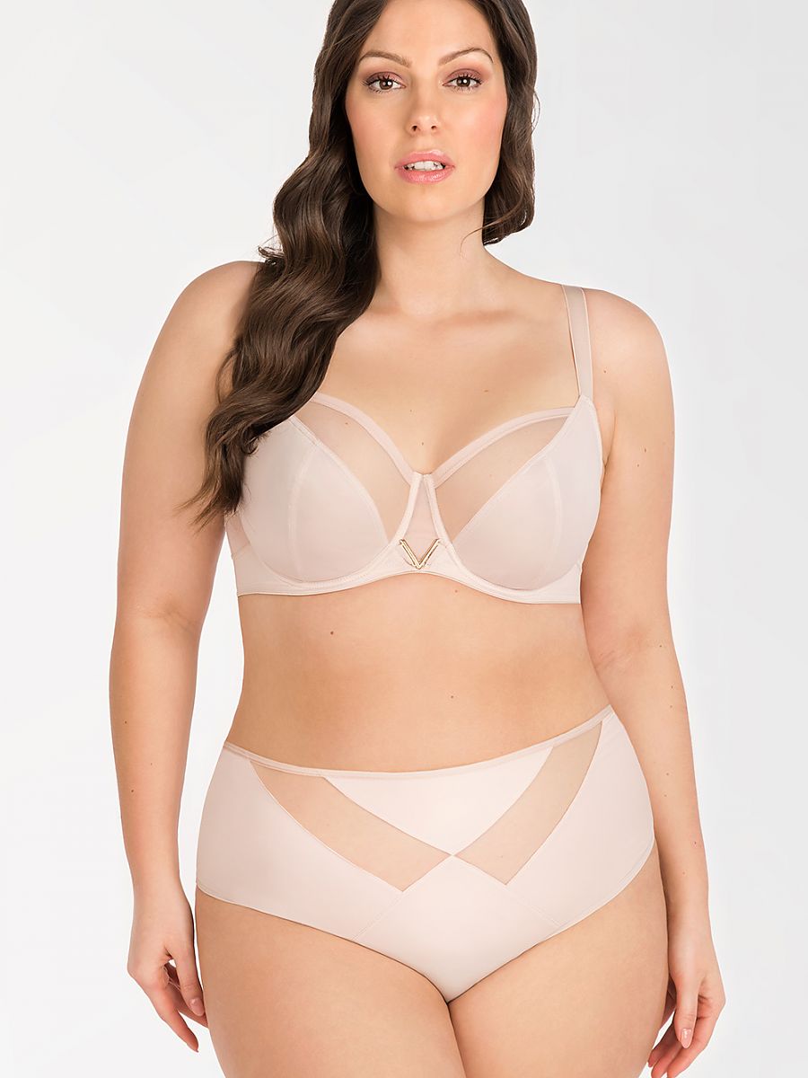 Soft Gorsenia Lingerie Beige Modelo 185306