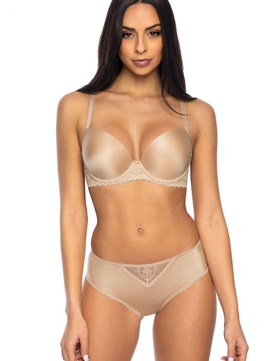 Sujetador Push-up Mat Beige Modelo 171356