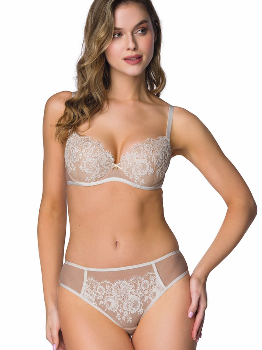 Sujetador Push-up Mat Beige Modelo 203964