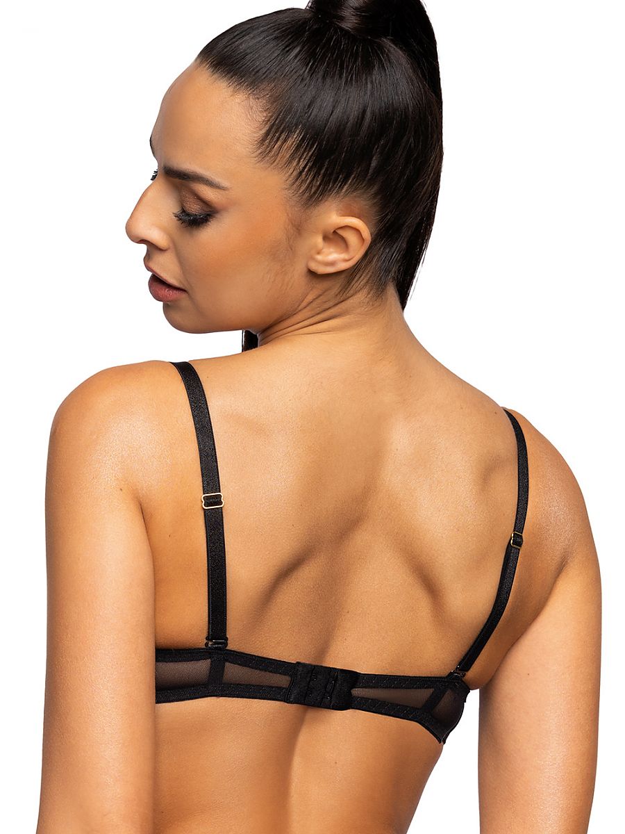 Sujetador Push-up Mat Negro Modelo 190251