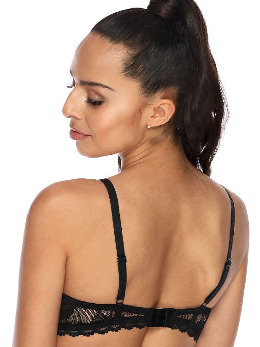 Sujetador Push-up Mat Negro Modelo 204182