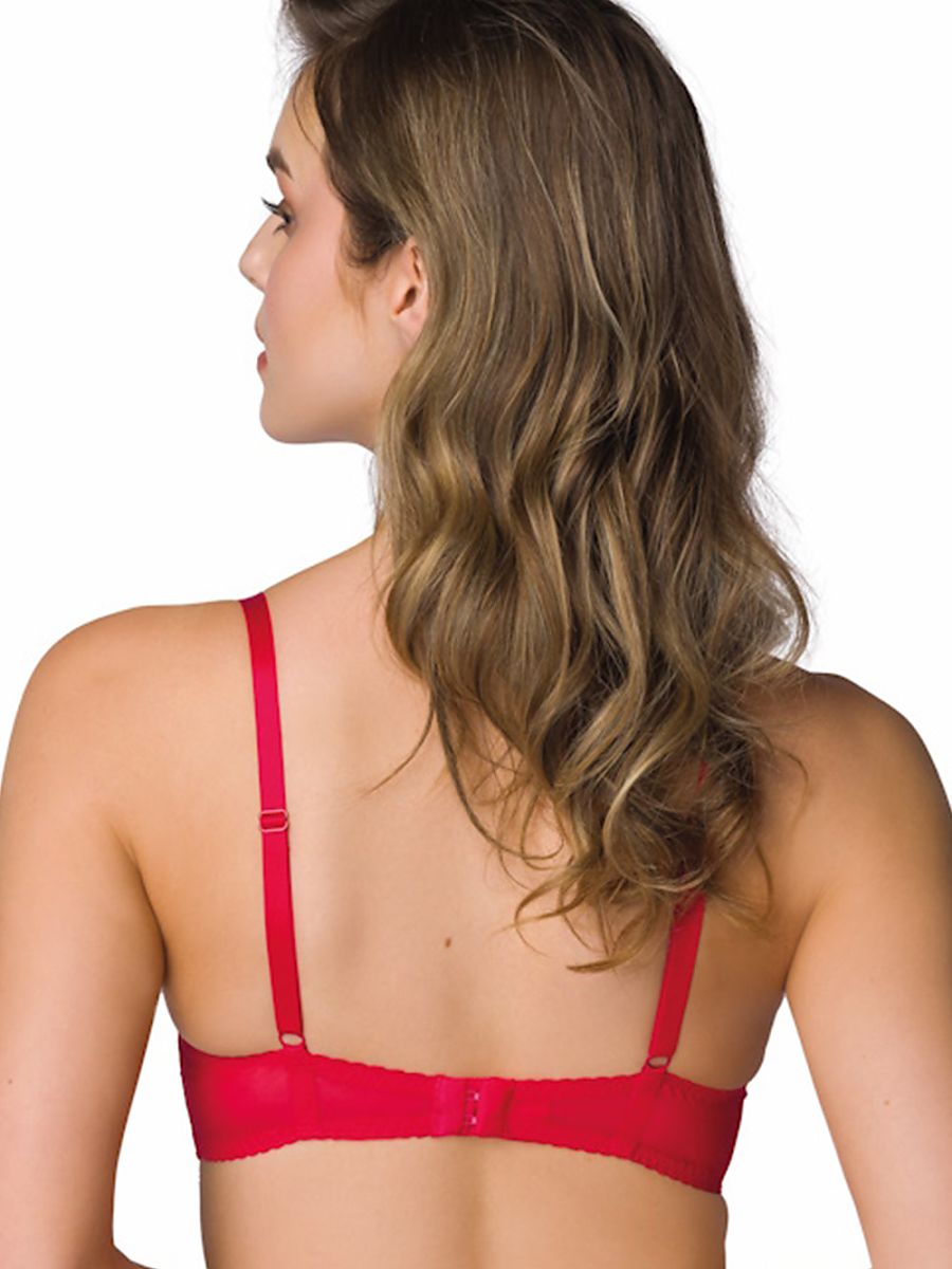 Sujetador Push-up Mat Rojo Modelo 203969