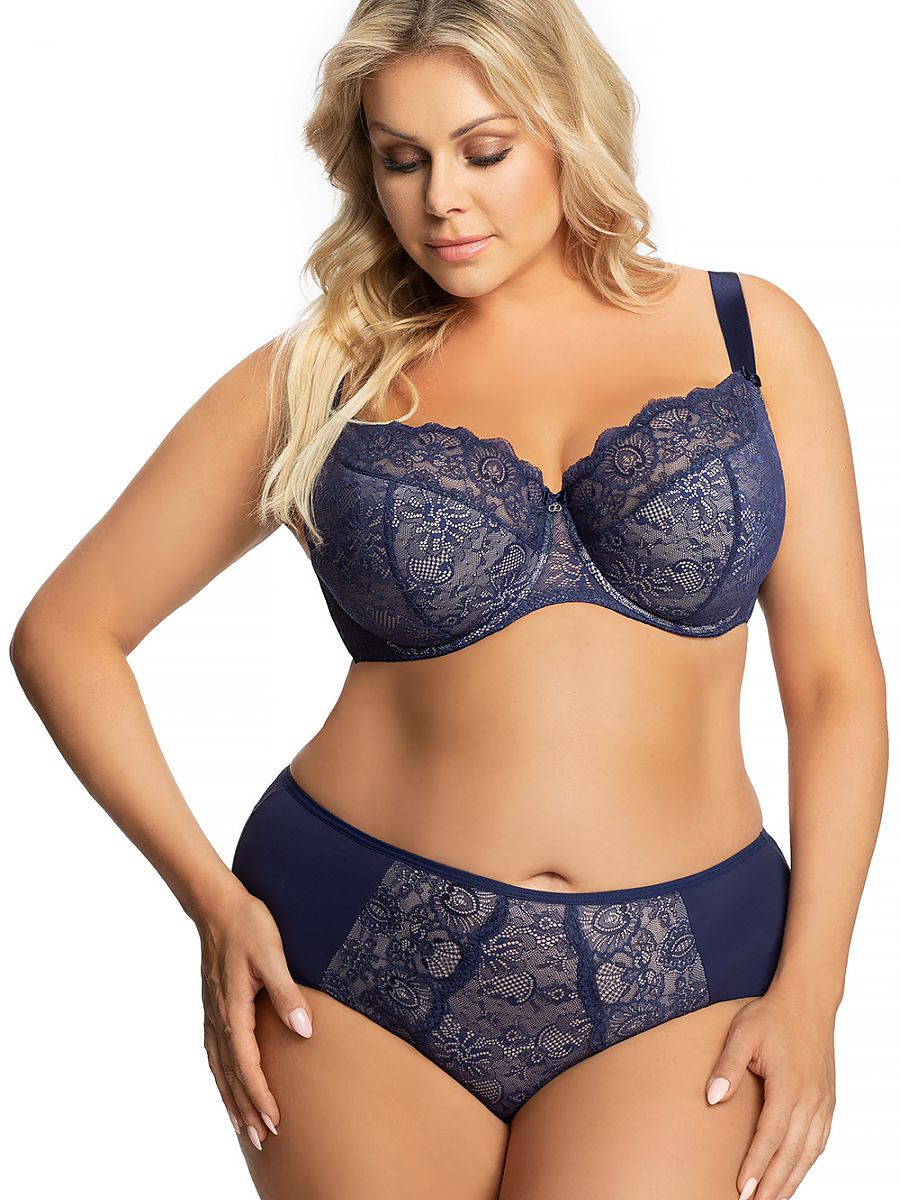 Sujetador Semi-soft Gorsenia Lingerie Azul