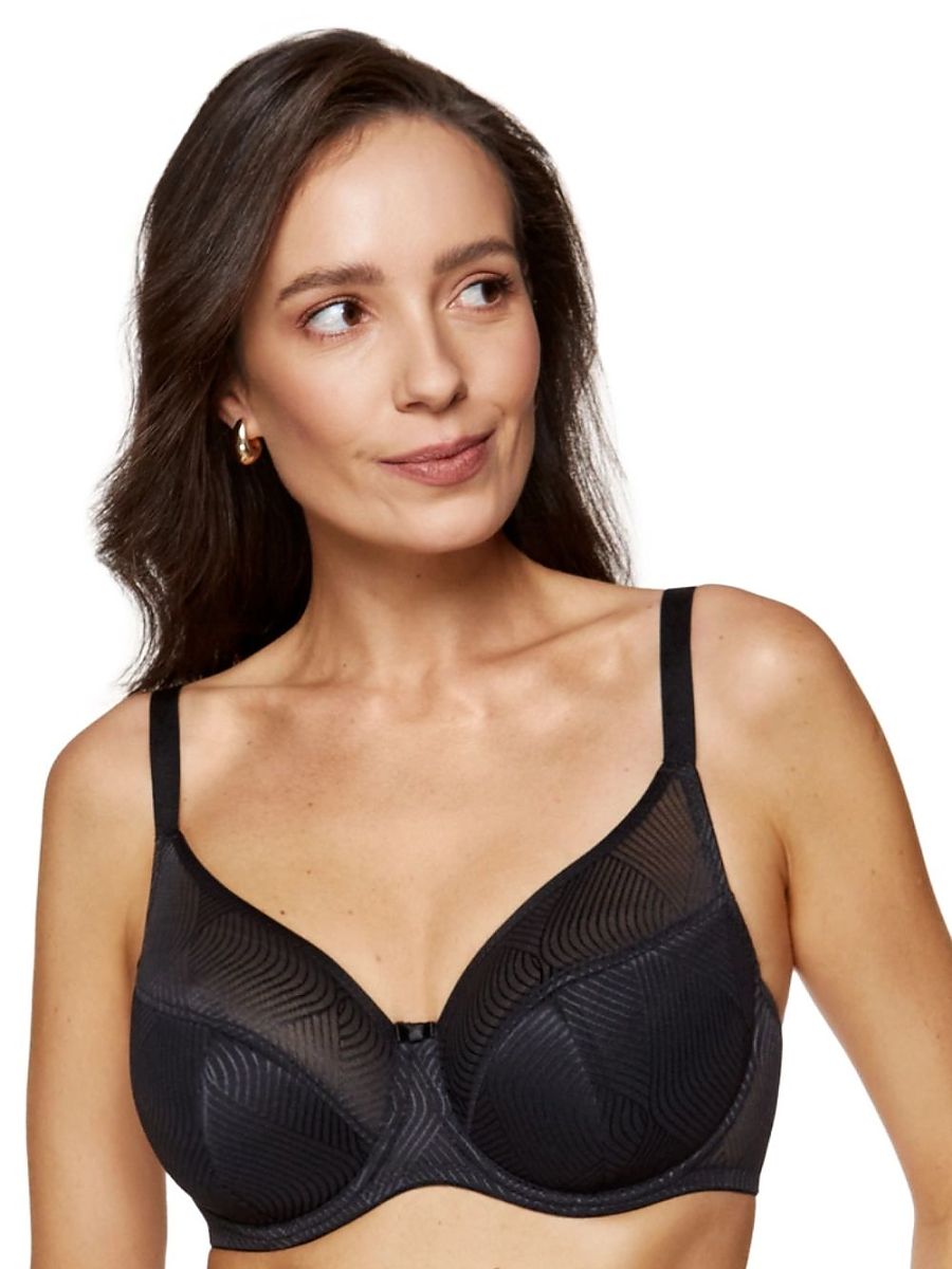 Sujetador Semi-soft Gorteks Negro Modelo 222337