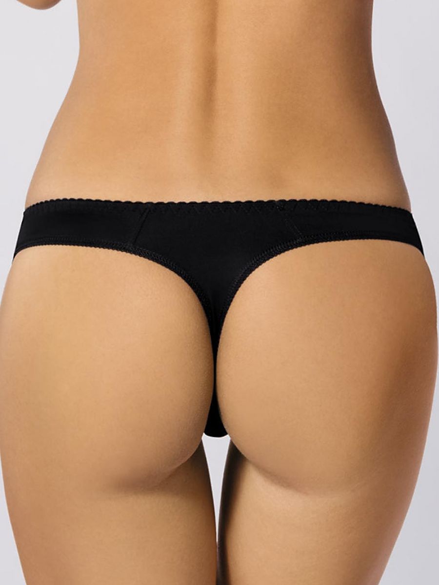Tanga Gorteks Negro Modelo 47139